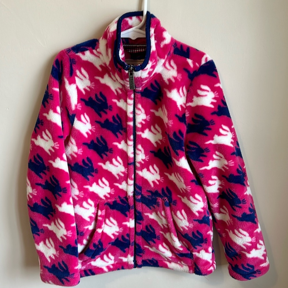 Hatley Girls' Fuzzy Fleece Zip Jacket